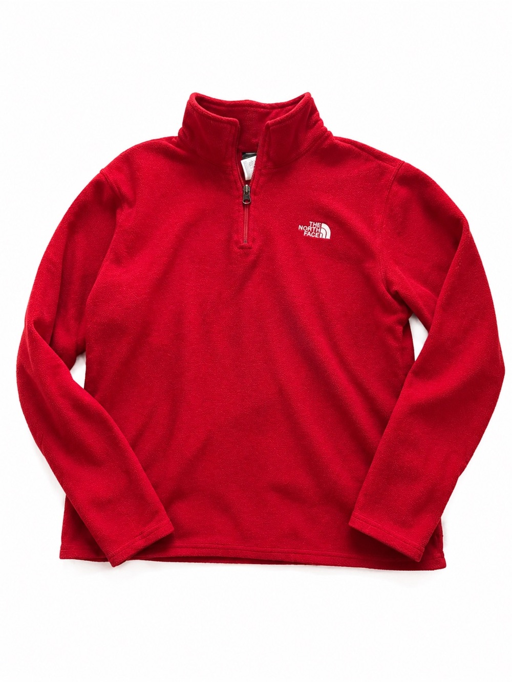 The North Face Kids Red Quarter-Zip Fleece Pullover